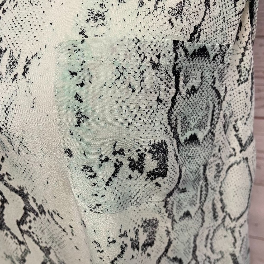 joie silk snakeskin print peri B Shift Dress - Picture 9 of 9
